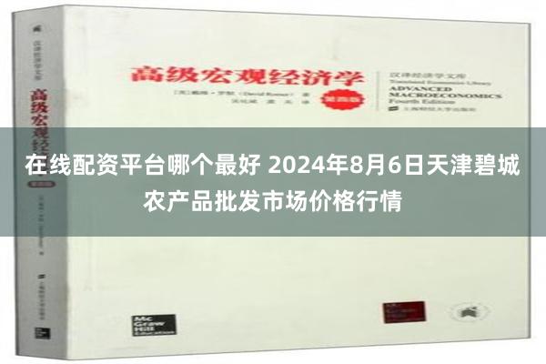 在线配资平台哪个最好 2024年8月6日天津碧城农产品批发市场价格行情