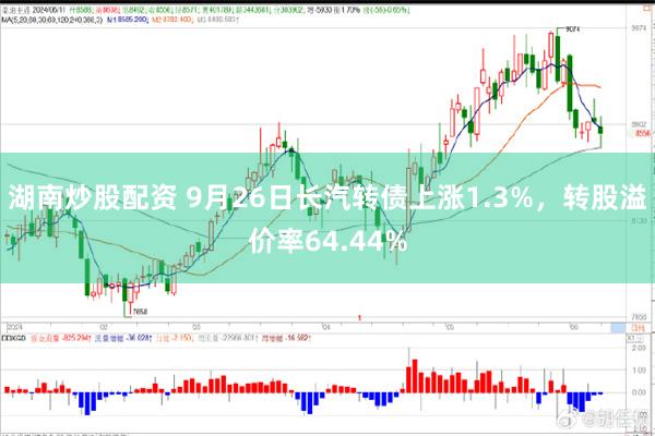 湖南炒股配资 9月26日长汽转债上涨1.3%，转股溢价率64.44%